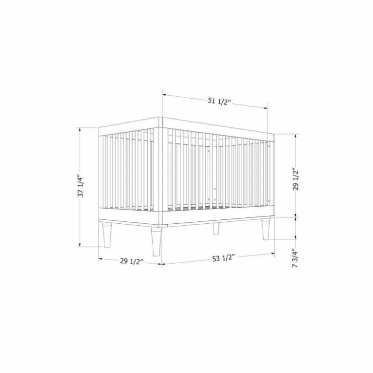 Meubles South Shore 3 in 1 Convertible Crib - South Shore Sage Green Discount