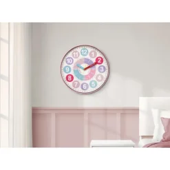 Monarch 18" Kids' Wall Clock WHITE Best