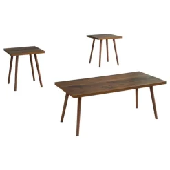 Monarch 3 Pcs Coffee Table Set - Walnut Hot