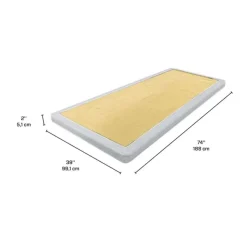 Dreamstar 2" Twin Boxspring White Sale