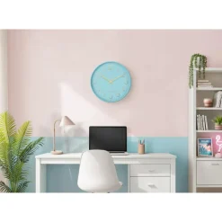 Monarch 12" Wall Clock BLUE Outlet