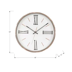Monarch 14" Wall Clock GOLD Online