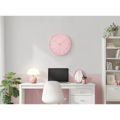 Monarch 12" Wall Clock PINK Discount
