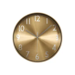 Monarch 12" Wall Clock GOLD Outlet