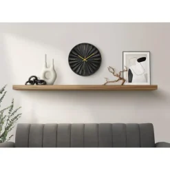 Monarch 12" Wall Clock BLACK