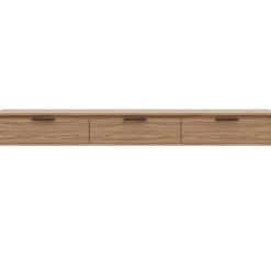 Nexera 72" Wall-Mounted TV Stand with Storage - Light Walnut Discount