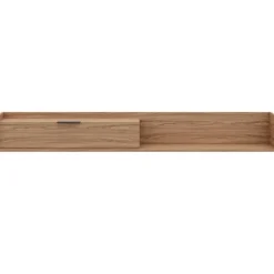 Nexera 72" Wall-Mounted TV Stand with Storage - Light Walnut Sale
