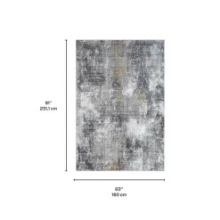 5 x 8 ft Rug Grey / Beige Best
