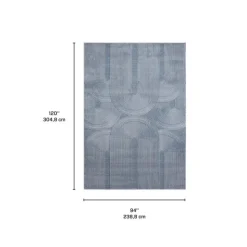 8 x 10 ft Rug Blue Hot