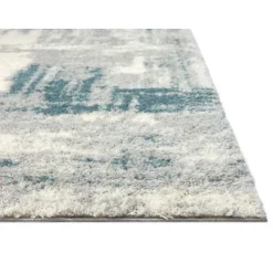 8 x 10 ft Rug Grey / Blue New