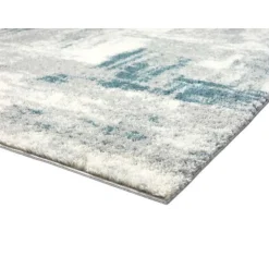 8 x 10 ft Rug Grey / Blue New