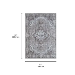 5 x 7 ft Rug Beige / Brown Best
