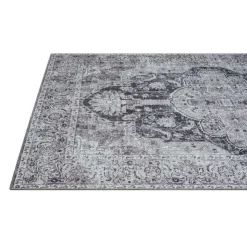 6 x 9 ft Rug Black / Blue Sale