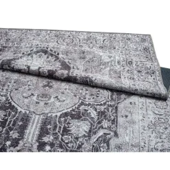 6 x 9 ft Rug Black / Blue Sale