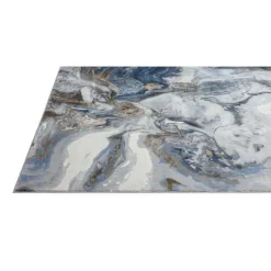 8 x 10 ft Rug Beige / Grey / Blue Clearance