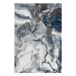 8 x 10 ft Rug Beige / Grey / Blue Clearance