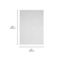 8 x 10 ft Rug Grey Hot