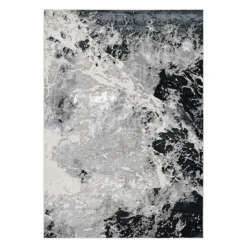 8 x 10 ft Rug Grey/Black Sale
