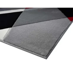 8 x 10 ft Rug Red/Grey/Black Online
