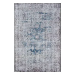 5 x 7 ft Rug Blue / Brown Outlet