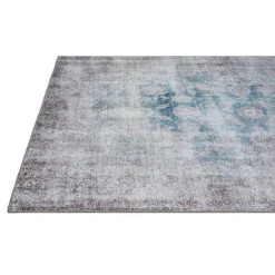 5 x 7 ft Rug Blue / Brown Outlet