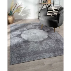 5 x 7 ft Rug Grey Hot