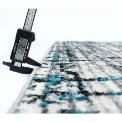 5 x 8 ft Rug Black/Blue