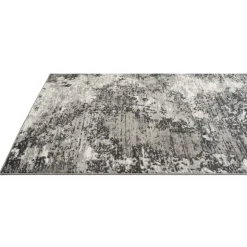 8 x 10 ft Rug Grey / Black New