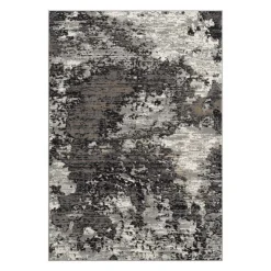 8 x 10 ft Rug Grey / Black New