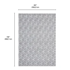 8 x 10 ft Rug Grey Discount