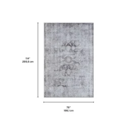 6 x 9 ft Rug Grey / Taupe Outlet