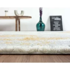 5 x 7 ft Rug Grey / Beige / Yellow Outlet