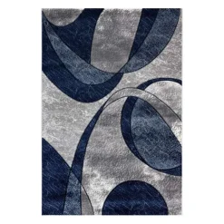 8 x 10 ft Rug Grey/Blue Outlet
