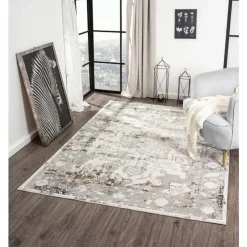 5 x 7 ft Rug Grey / Beige Sale