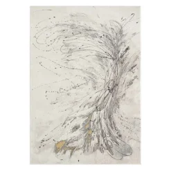 5 x 8 ft Rug Beige/Grey/Yellow Sale