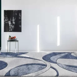5 x 8 ft Rug Grey/Blue Discount