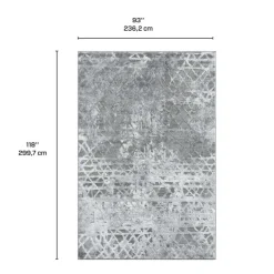 8 x 10 ft Rug Grey Online