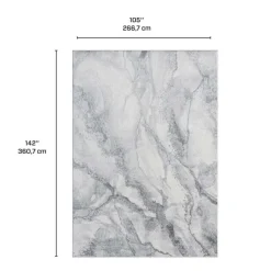 9 x 12 ft Rug Grey Hot