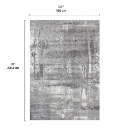 5 x 8 ft Rug Grey Outlet
