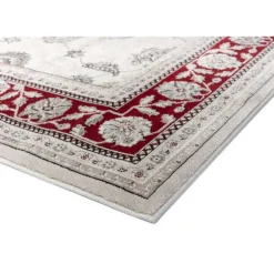 5 x 8 ft Rug Beige/Red Hot