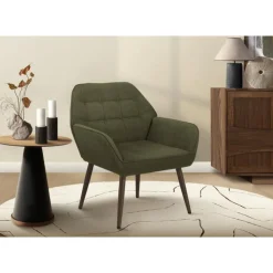 Monarch Accent Chair in Dark Fabric GREEN Online