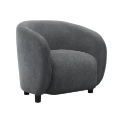 Monarch Accent Chair in Fabric DARK GREY Sale