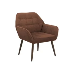 Monarch Accent Chair in Fabric RUST Best