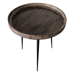 Accent Table Brown/Black Best