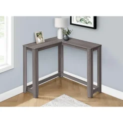 Monarch Accent table - 36" / corner console - Grey New