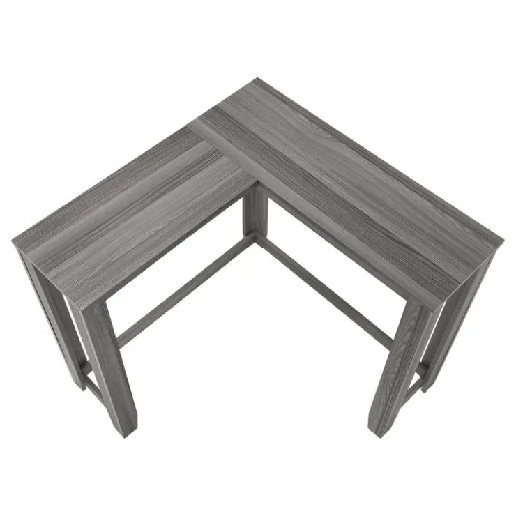 Monarch Accent table - 36" / corner console - Grey New