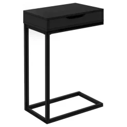 Monarch Accent table - / metal with a drawer - Black Online