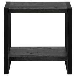 Monarch Accent table - reclaimed wood-look / metal - Black Sale