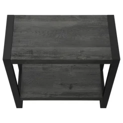 Monarch Accent table - reclaimed wood-look / metal - Black Sale
