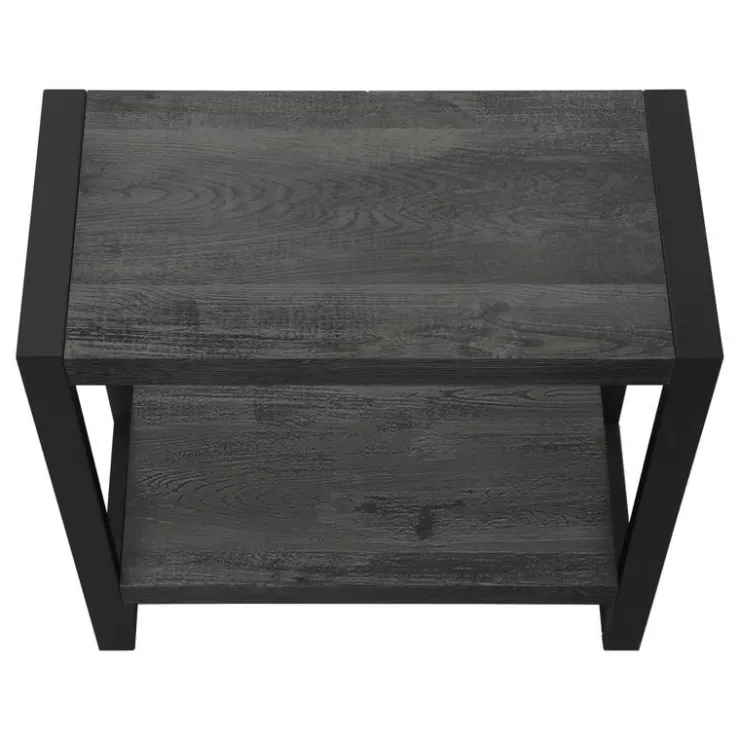 Monarch Accent table - reclaimed wood-look / metal - Black Sale